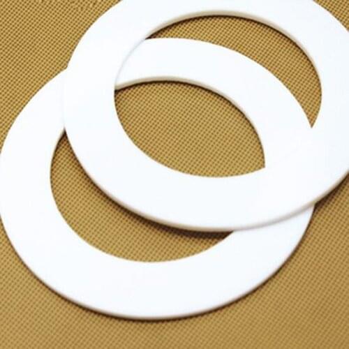 50pcs 6.35mm ID Tetrafluoro washers PTFE F4 gasket plastic king gaskets flat washer pad 11mm-16mm OD 0.2mm-1mm thick