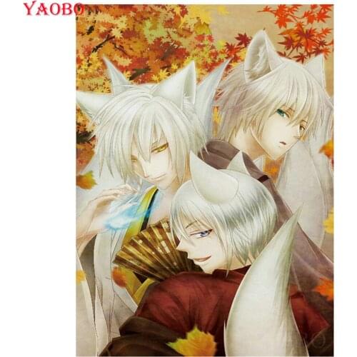 New Arrival 5d Diamond Embroidery Cartoon fox boy Diamond Painting With Square/Round Stones Mosaic kids painting decor home