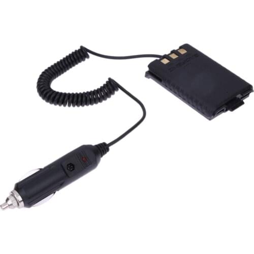 12V Car Charger Battery Eliminator for Baofeng Dual Band Radio UV5R 5RA 5RE Two Way radio Walkie Talkie Accessories