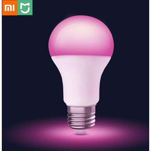 Xiaomi MIjia Smart Home LED Color Bulb E27 Light 1880-7000K Wifi Mi Home APP Remote Control LED Lamp Philips LED Smart Lamp