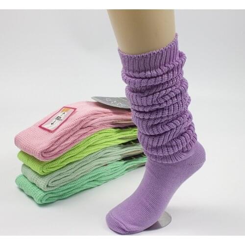 JK Uniform Loose Socks Colourful Pink Green Anime Cosplay Women Slouch Socks Girl Student Stocking Leg