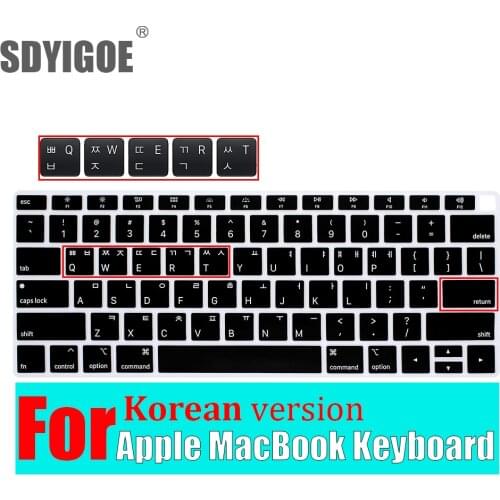 Korean keyboard stickers For Macbook Pro13 Keyboard cover Laptop Keyboard accessories For MacBook Air 13 2020 A2179 A2289 A2159