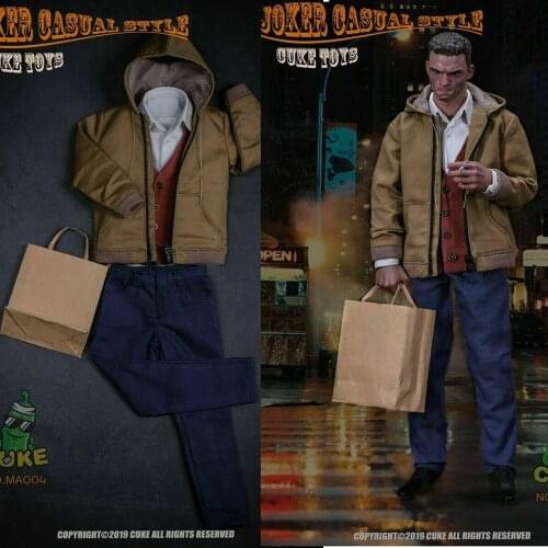 1/6 Scale MA-004 Figure Clothes Accessory Clown Joaquin Casual Wear Clothing Costume Suit Model For 12" Body