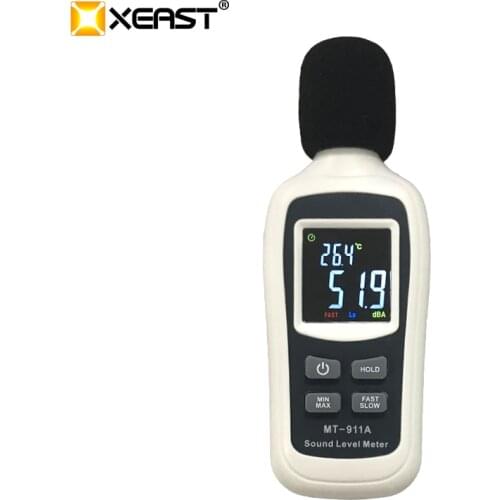 XEAST Mini Sound level meters MT-911A Noise Measuring Instrument db Meter 35~130dB Mini Audio Sound Level Meter Decibel Monitor