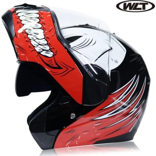 Modular Flip Helmet Dual Lens Capacete Casco Motorcycle Racing Helmet DOT Approved