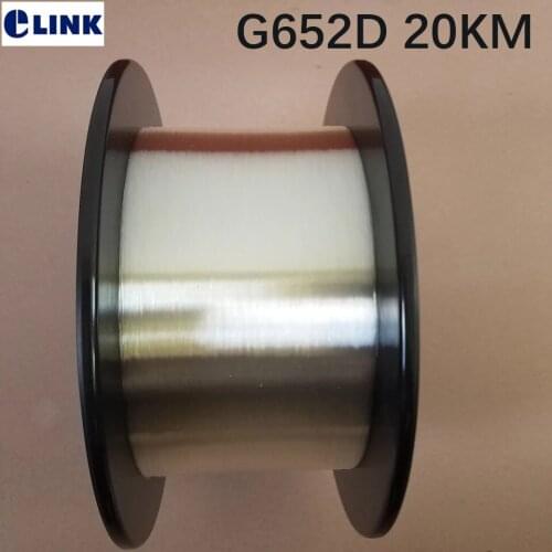 20km/roll Bare optical fibre G652D Singlemode SM 9/125um 20m/spool without connector for OTDR test launch cable fiber reels