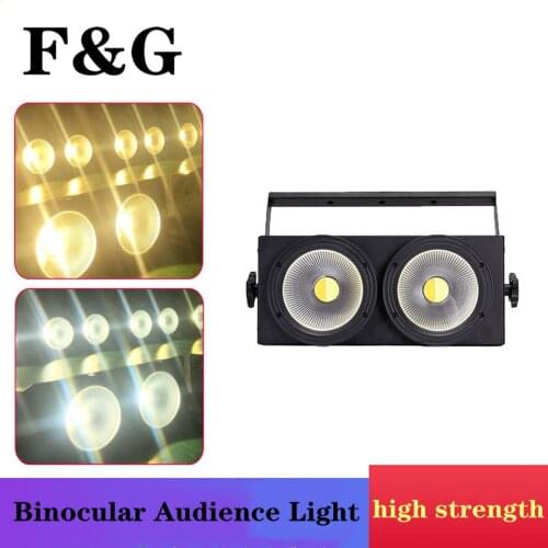 2eyes 200w COB LED Blinder DMX Stage Lighting Effect Cool And Warm White Color For TV Show Party Spectator Seats