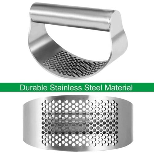 Stainless Steel Garlic Press Manual Garlic Press Device Kitchen Household Press Squeezer Ginger Garlic Creativity Accessories