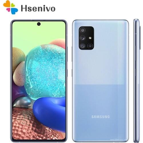 Original Samsung Galaxy A71 5G A7160 Dual Sim 8GB RAM 128GB ROM 6.7" Exynos Octa Core Mobile Phone 4 Camera NFC Cell Phone