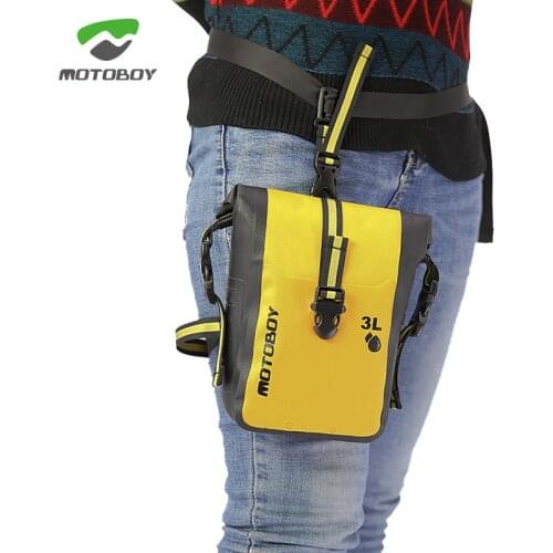 Waterproof wear-resistant MOTOBOY 3L motorcycle leg waist bag locomotive equipment Vespa rider storage bag saddlebag bike bags
