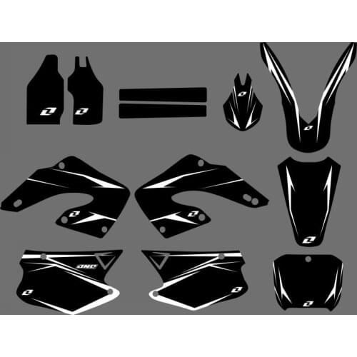 0179 Power NEW STYLE Full Black TEAM DECALS STICKERS GraphicS For Honda CR125 CR250 2000 2001 CR 125 250