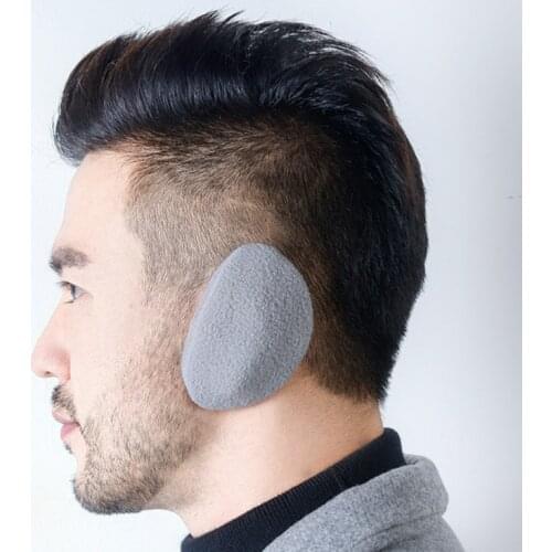 1 Pair Adult Women Man Winter Earbags Bandless Ear Warmers Earmuffs Ear Cover Fashion Warm Fleece Portable Ear Muffs