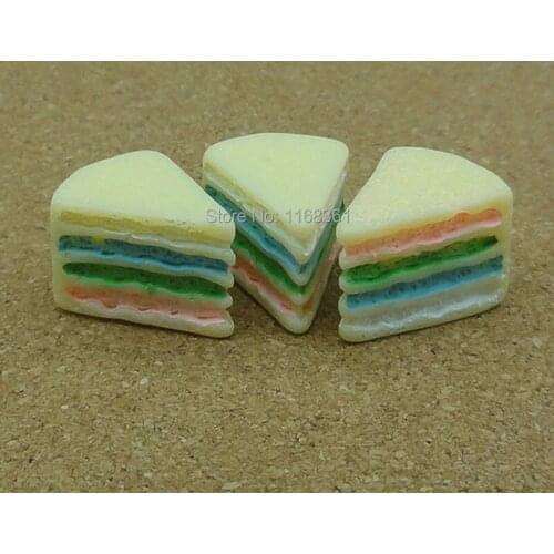 1pcs/lot resin light yellow Thousand Layer Cake 16mm Cabochons Scrapbooking Hair Bow Center Card Frame Making Craft DIY B007-5