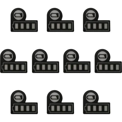 10pcs Battery LED Key Sticker for Makita 18V 14.4V Lithium Battery BL1830 BL1430 Battery Capacity Label Sticker Spare Parts
