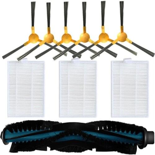 10Pcs Replacement Kit for Kenmore 31510 Smart Robot Vacuum Cleaner:Roller Brush Side Brush Spare Parts Hepa Filter Packs
