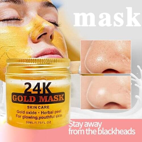 24K Gold Face Mask Crystal Collagen Facial Mask 50ml