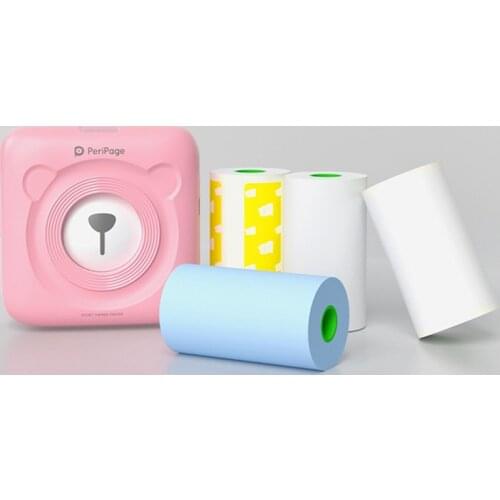 3Pcs/Set Official Thermal Paper A6 Special Printing Paper for Photo Recording Paper Sticky Label Note Paper Printer Accessories