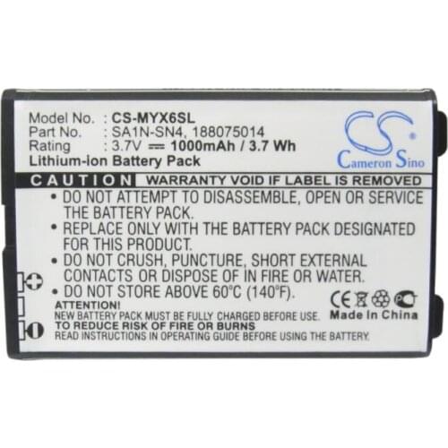 Cameron Sino 1000mAh battery for SAGEM MYV65 MYV-65 MYV75 MYV-75 MYX6 MY-X6 MYX7 MY-X7 myXT Plus myX-T Plus OT260 OT290 BA40