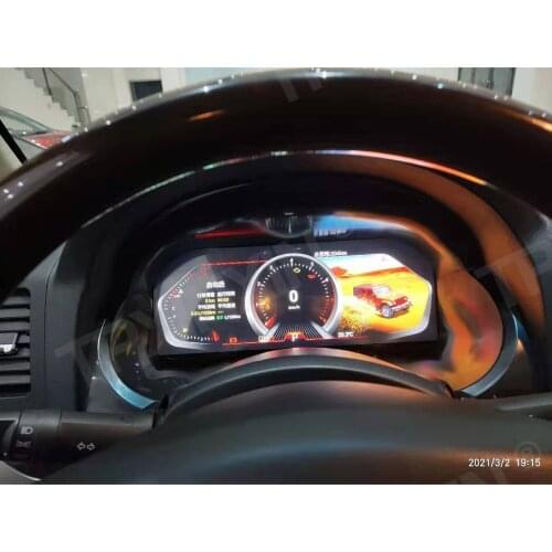 Android 9.0 For Mitsubishi Pajero 2006-2016 Android LCD Car Dashboard Instrument Display Multimedia Player Car GPS Navigation