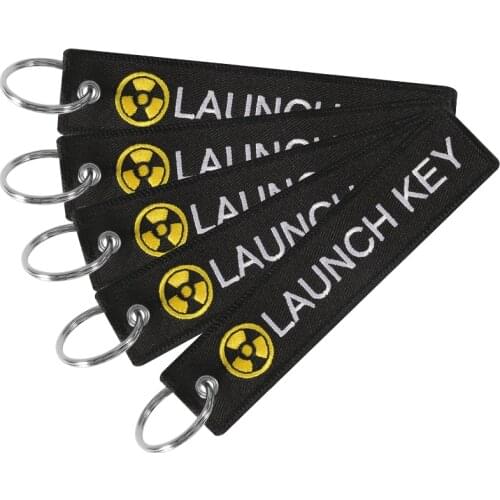 5 PCS Fashion Launch Keychains Bijoux Key Chains for Cars Motorcycles Gifts Key Tag Embroidery Key Fobs Launch Keychain Jewelry