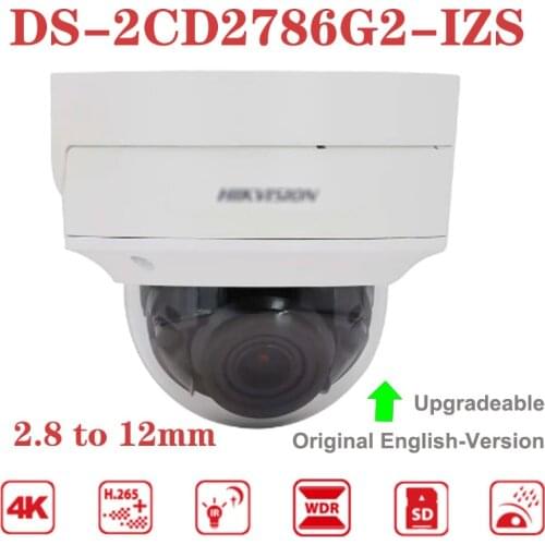 DS-2CD2786G2-IZS Replace DS-2CD2785FWD-IZS 8 MP AcuSense Powered-by-Darkfighter Motorized Varifocal Dome Network Camera