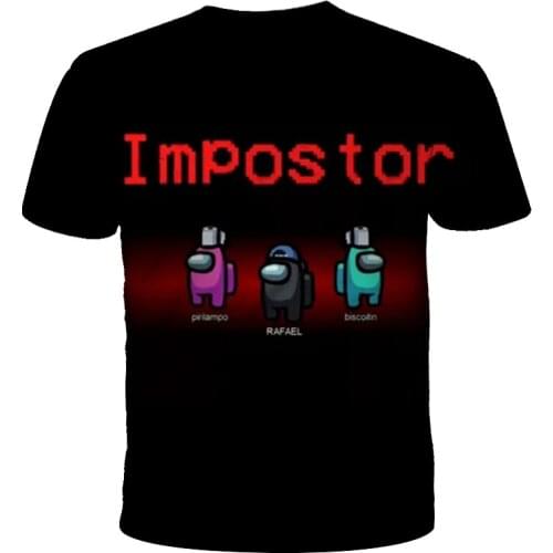T Shirt Impostor Kids 3D Print Game Tshirt Men Boy Child Girl Women Clothes Stars