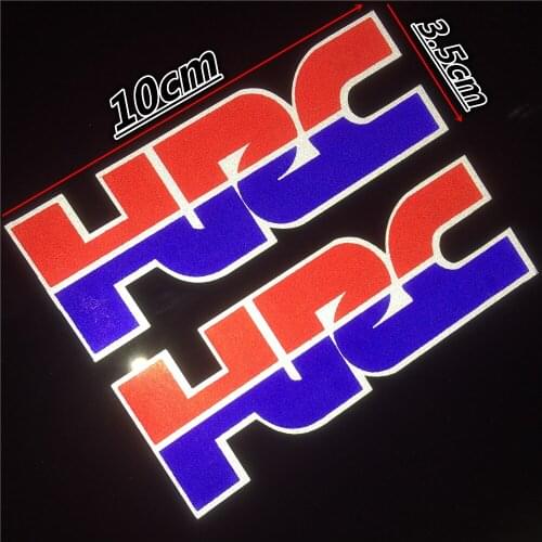 HRC CBR Racing Logo Universal Moto Sticker Kit Laptops Lunchboxes Luggage Case Emblem Decal For Honda Wheel Rim Stripe Sticker
