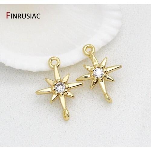 12*9mm Small Star Charm Connectors Accessories For Jewellery Making DIY Craft