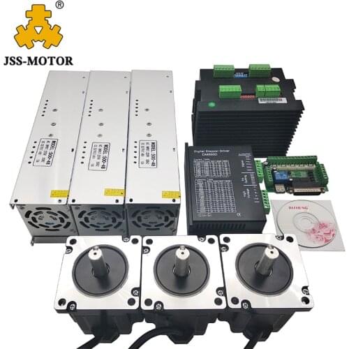 Nema 34 12N.m 3 axis cnc kit stepper driver and motor
