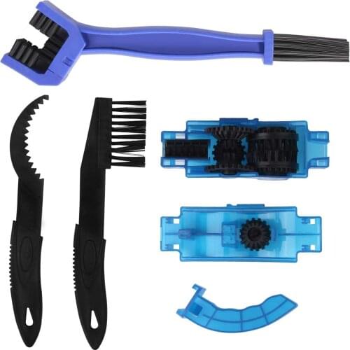 Portable bicycle chain cleaner mountain bike cleaning brush cleaning tool outdoor riding bicycle cleaning kit