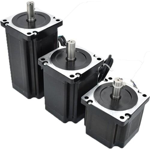 1pc 86 motor CNC stepper motor 2 phase high torque 5A D14mm Nema34 stepper motor for CNC engraving machine