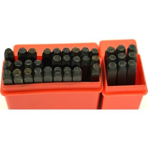 Letter Number Stamp Punch 3mm Wood Leather Steel Punch Tools For Jewelry