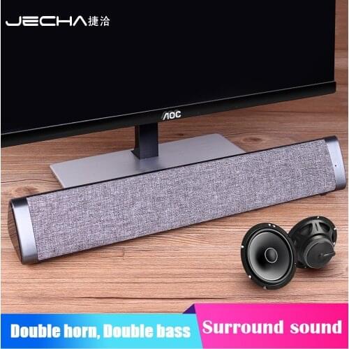 High Power Wireless Bluetooth-Speakers Portable Outdoor Column Stereo Subwoofer For PC Computer Boom Box Music Center Radio