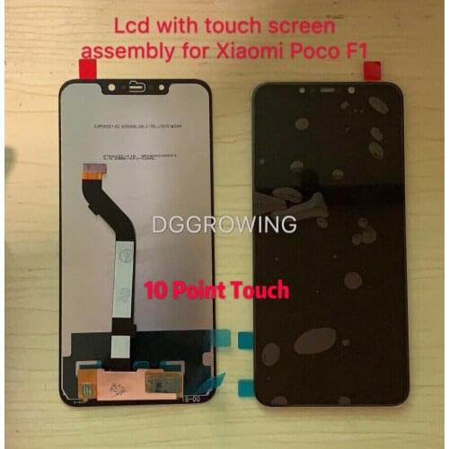 100% Good Tested 2246*1080 6.18" Mobile LCD Replacement For Xiaomi MI Poco F1 With Touch Screen Panel Assembly Large In Stock