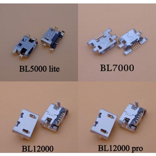 5pcs/lot new micro usb charge charging connector plug dock jack socket port for Doogee BL5500 lite BL7000 BL12000 pro