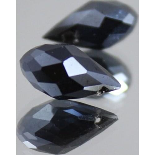 50pcs 6x12MM Clear Oval Faceted Czech Crystal Beads With Hole Briolette Teardrop Glass Beads For Jewelry Making DIY