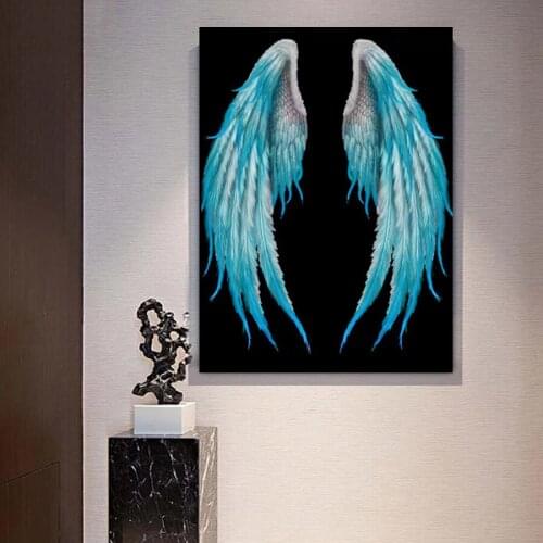 5D Diamond Painting White angel wings feathers Diamond Embroidery Diy Diamond Mosaic Sale Cross Stitch Full drill square A2198