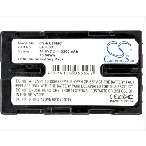 Cameron Sino 5200mAh battery for SONY HD422 PMW-100 150 150P 160 200 EX1 300 EX160 EX1r EX260 EX280 EX3 EX3R F3 F3K F3L FS5