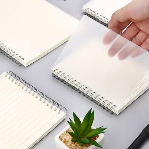 A5 B6 Dairy Planner Spiral Notebook Grid Line Coil Notepad Sketchbook 365 Schedule Book Office Stationery School Supplies HOT