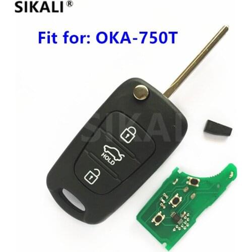 Remote Key for Hyundai Model Number OKA-750T Car Transmitter 433MHz ASSY xxx-433-EU-xx