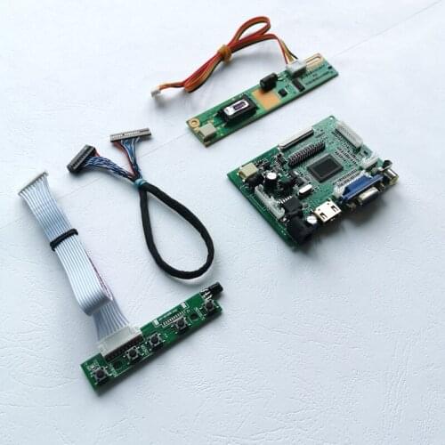 For LT133X2/LT133X6/TM133XG 1CCFL VGA 2AV 13.3" laptop screen 1024*768 LVDS 20Pin LCD screen controller drive board DIY set