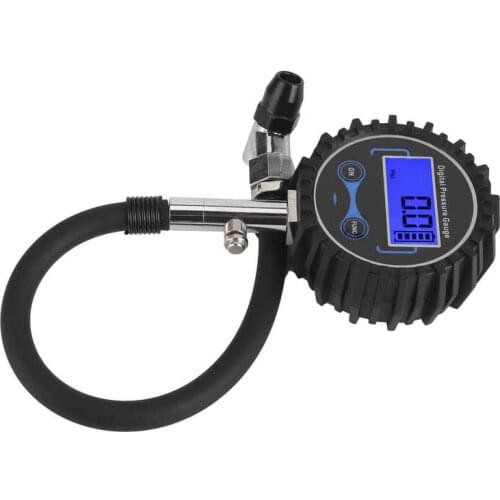 Tire Pressure Meter LCD Display 200PSI Tire Pressure Gauge for Motorcycles for Cars for Passenger Trucks