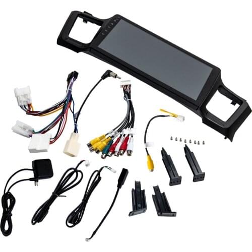 10.1" Android 9.1 Car Stereo Radio GPS Navi MP5 2+32GB Fit 13-17 for Toyota RAV4 Support USB Disk up to 64GB Resolution 1024*600