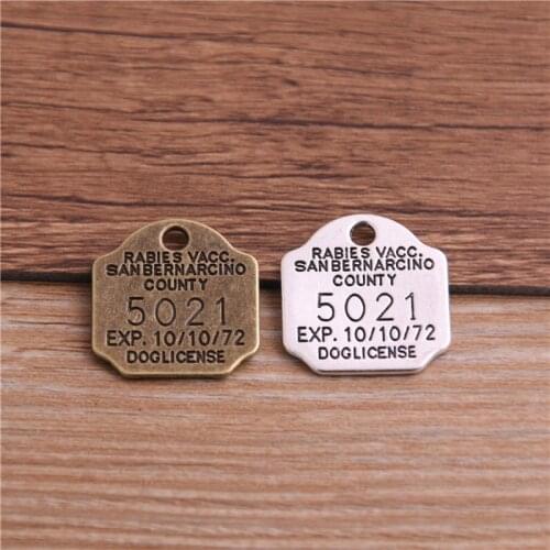 10PCS 20*21mm Fashion Vintage Metal Zinc Alloy Pentagram Charms Letter "5021" For DIY Jewelry Making