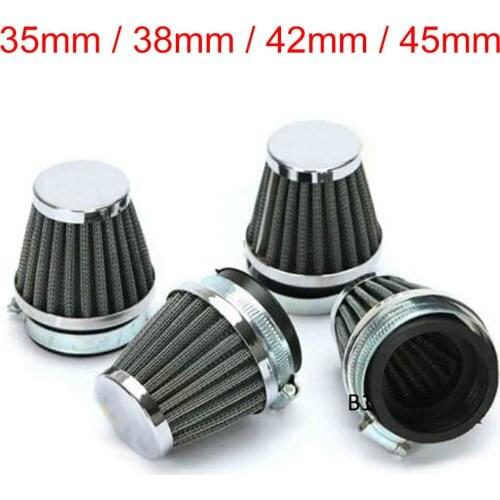 Motorcycle 35mm/38mm/42mm/45mm Air Filter Mushroom Head Pod Cleaner for Yamaha Kawasaki Quad Dirt Bike ATV Scooter 50-150cc