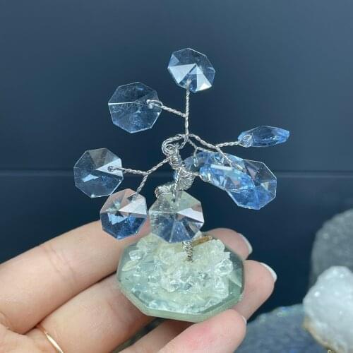 Natural Crystal Tree Creative Tumbled Crystal Decoration