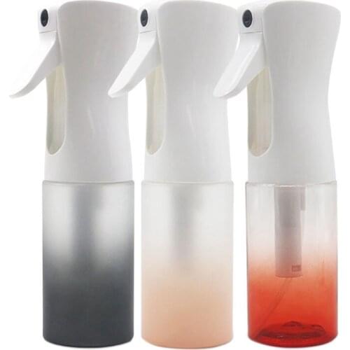 Continuous Spray Bottle For Hair Constant Fine Mist Water Sprayer Refillable Plastic Mister 200Ml