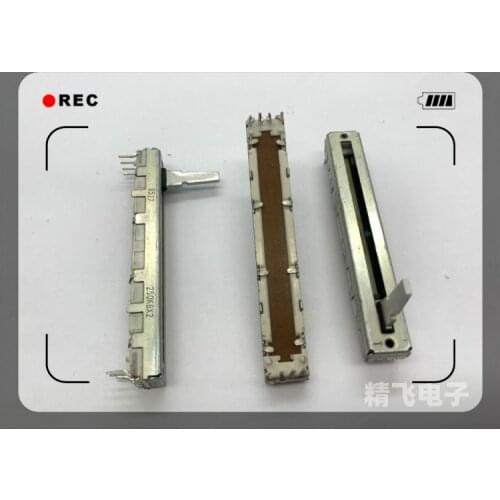 Original new 100% RS4511DA dual straight sliding potentiometer B250K*2 shaft length 15MM 8pin (SWITCH)