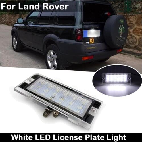 For Land Rover Freelander 1 1998-2006 High Brightness White LED License Plate Light Number Plate Lamp