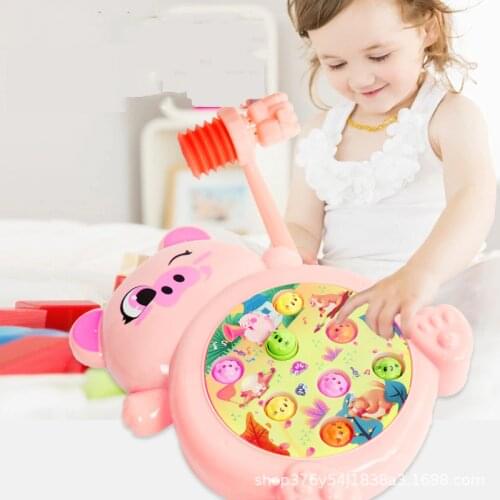 Early Rducation Percussion Toy Music Puzzle Play Hamster Toy for Toddler Baby Boy Girl